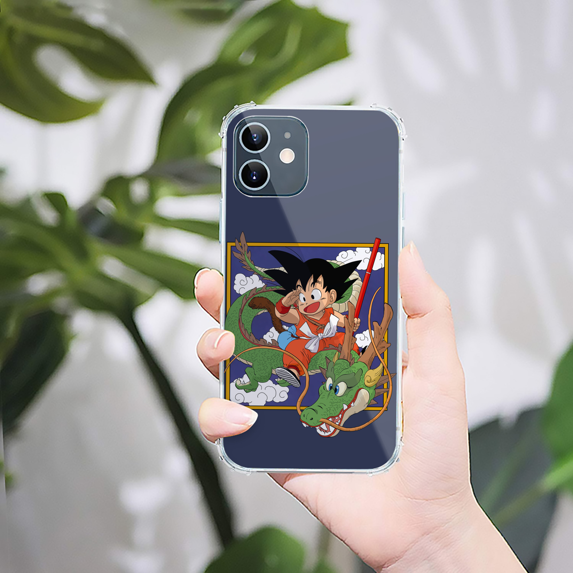 （画像用） ドラゴンボール 孫悟空（そん ごくう）Son Goku カカロット DRAGON BALL Kakarotto 【iPhone 12シリーズ対応】透明スマホケース（クリアソフトケース）